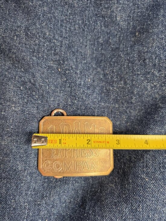 Adams Express Company by Tiffany Co New York Solid Brass Belt Buckle main image 6